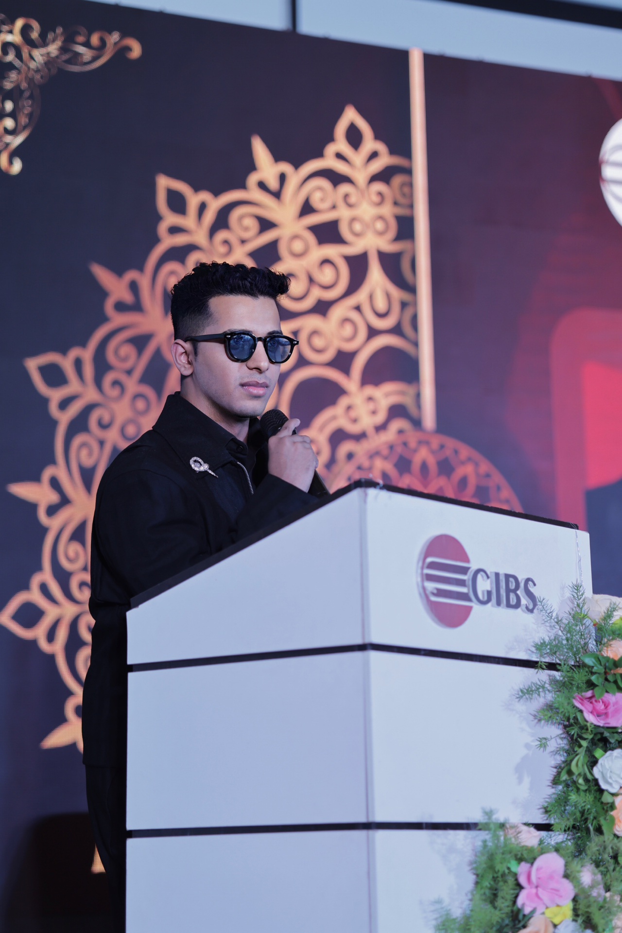 Yudister Narayan delivering a keynote